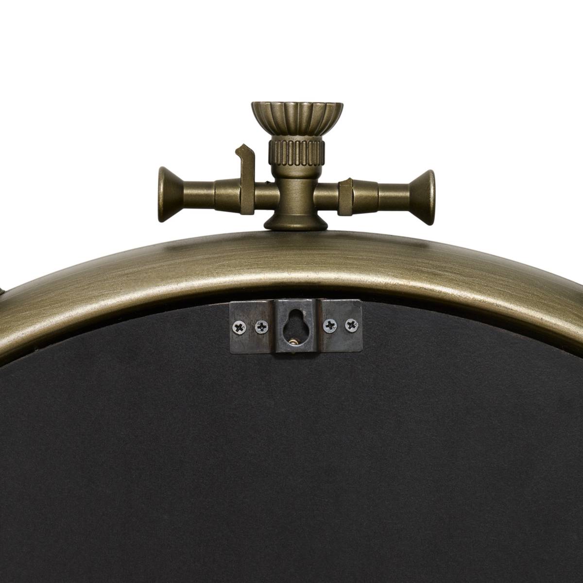 Clock "Fran" Stainless steel, Black, 52x8.5 cm Black