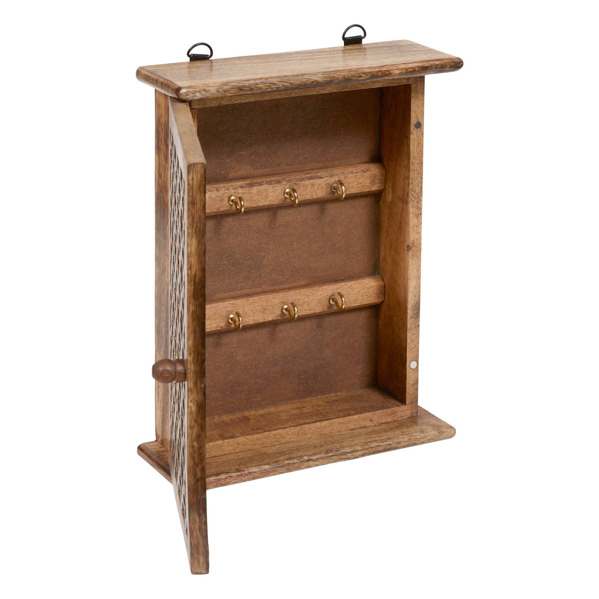 Key box "Cassandre" Mango wood, Brown, 20x7.5 cm Brown