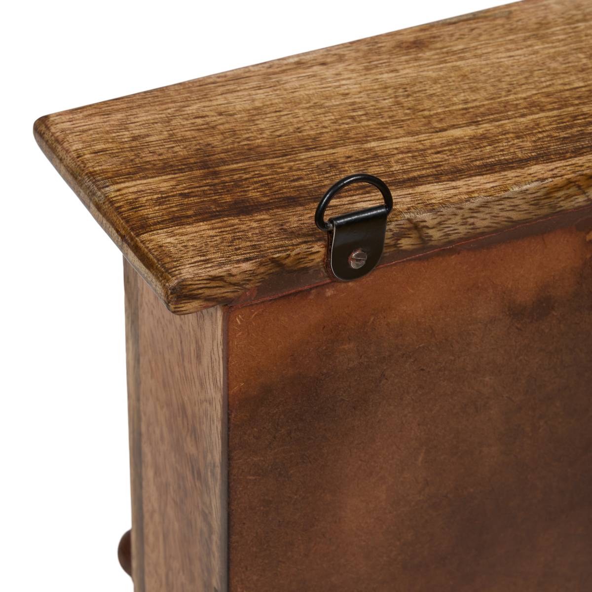 Key box "Cassandre" Mango wood, Brown, 20x7.5 cm Brown