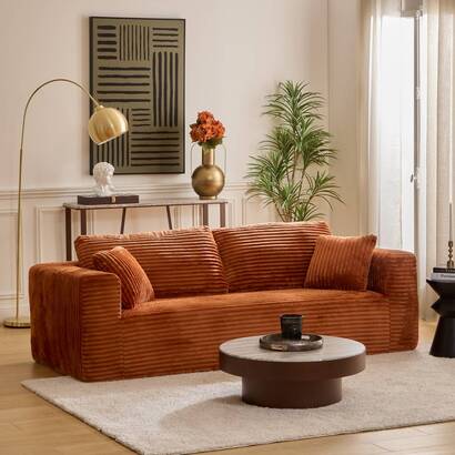 Sofa "solka" 3 seats, amber