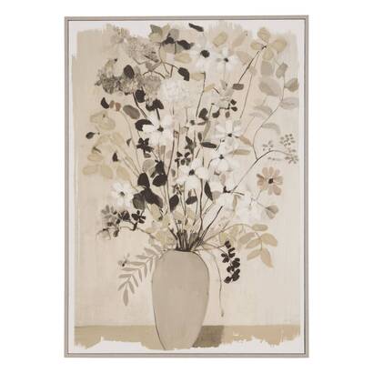 Framed canvas "flora" 50x70 cm, green