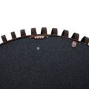 Mirror "Barrel" Glass, Chocolate, D.61 cm Chocolate