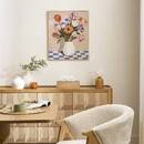 Framed painted canvas "Flori" 50x60 cm Model A