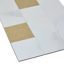 Set of 2 wall stickers "Mina" White, 30.5x30.5 cm Multicolored