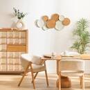 Wall decoration "Talie" Steel, Linen beige Linen beige