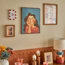 Framed printed canvas "Homy" 40x50 cm, Multicolor Multicolored