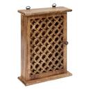 Key box "Cassandre" Mango wood, Brown, 20x7.5 cm Brown