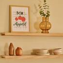 Framed poster "Berny" 21x30 cm, Pink Rose 1