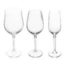 Set of 12 wine glasses "Elia" 530 ml, Transparent Transparent