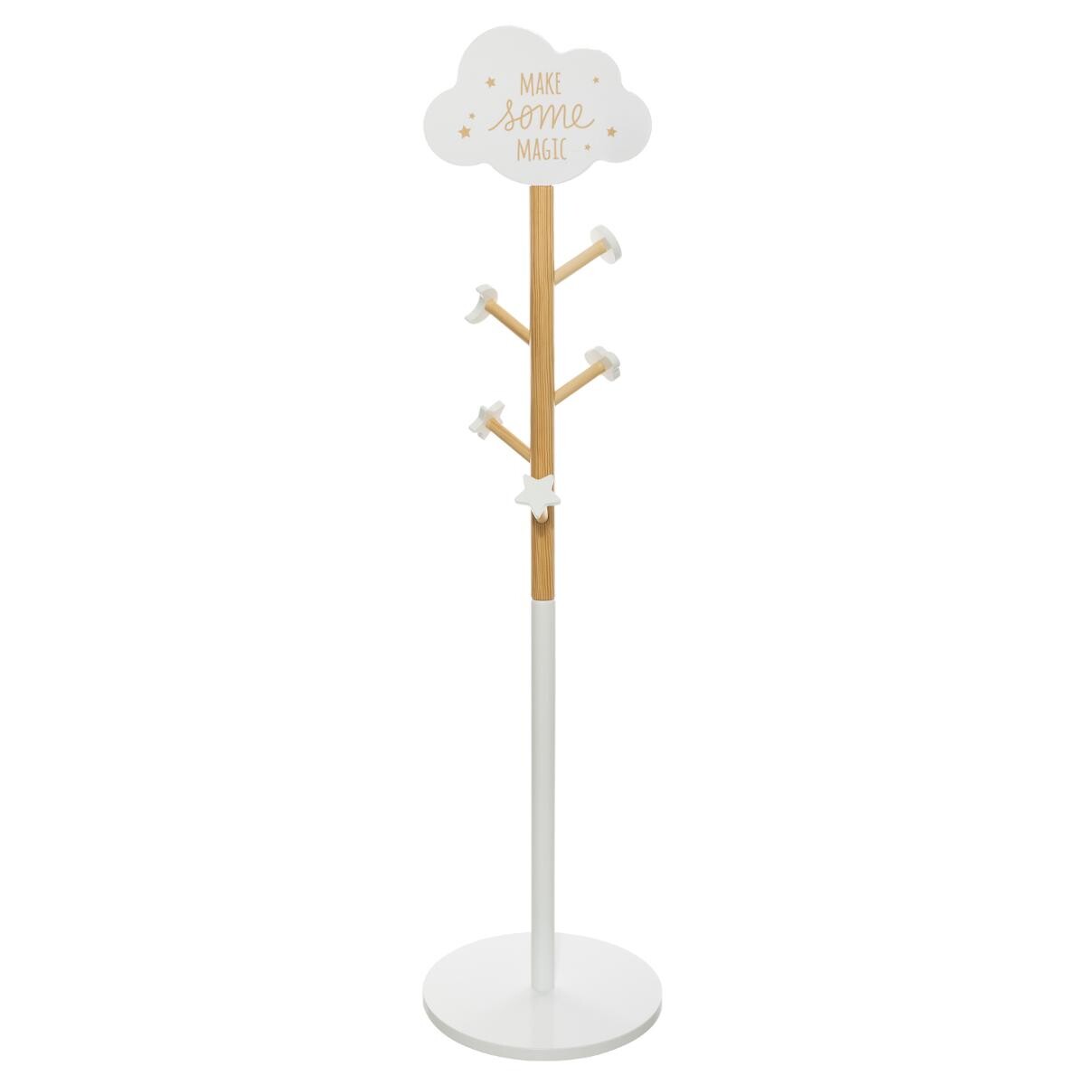 Children's Coat Rack "Cloud" White, H.135 cm White