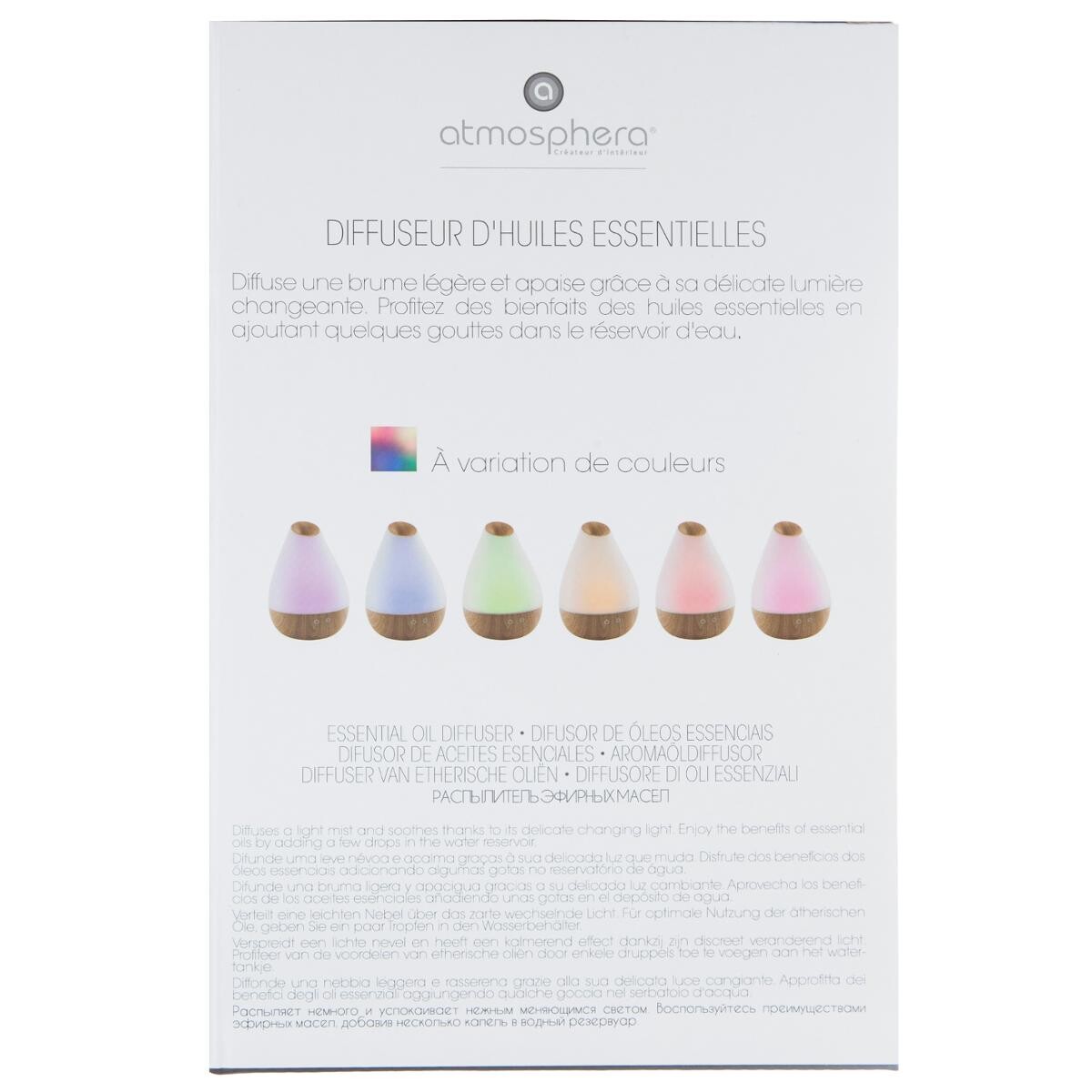 Essential Oil Diffuser White, 1300ml White