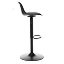 Adjustable Bar Stool "Aiko" Black Black