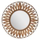 Mirror "Eve" Bamboo, D.93 cm Natural wood