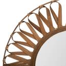 Mirror "Eve" Bamboo, D.93 cm Natural wood