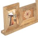 Freestanding Photo Frame 'Nam' Mango, 5 photos Natural wood