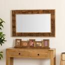 Freestanding Photo Frame 'Nam' Mango, 5 photos Natural wood