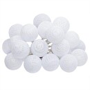 Mains-powered LED string lights White, L.435 cm White
