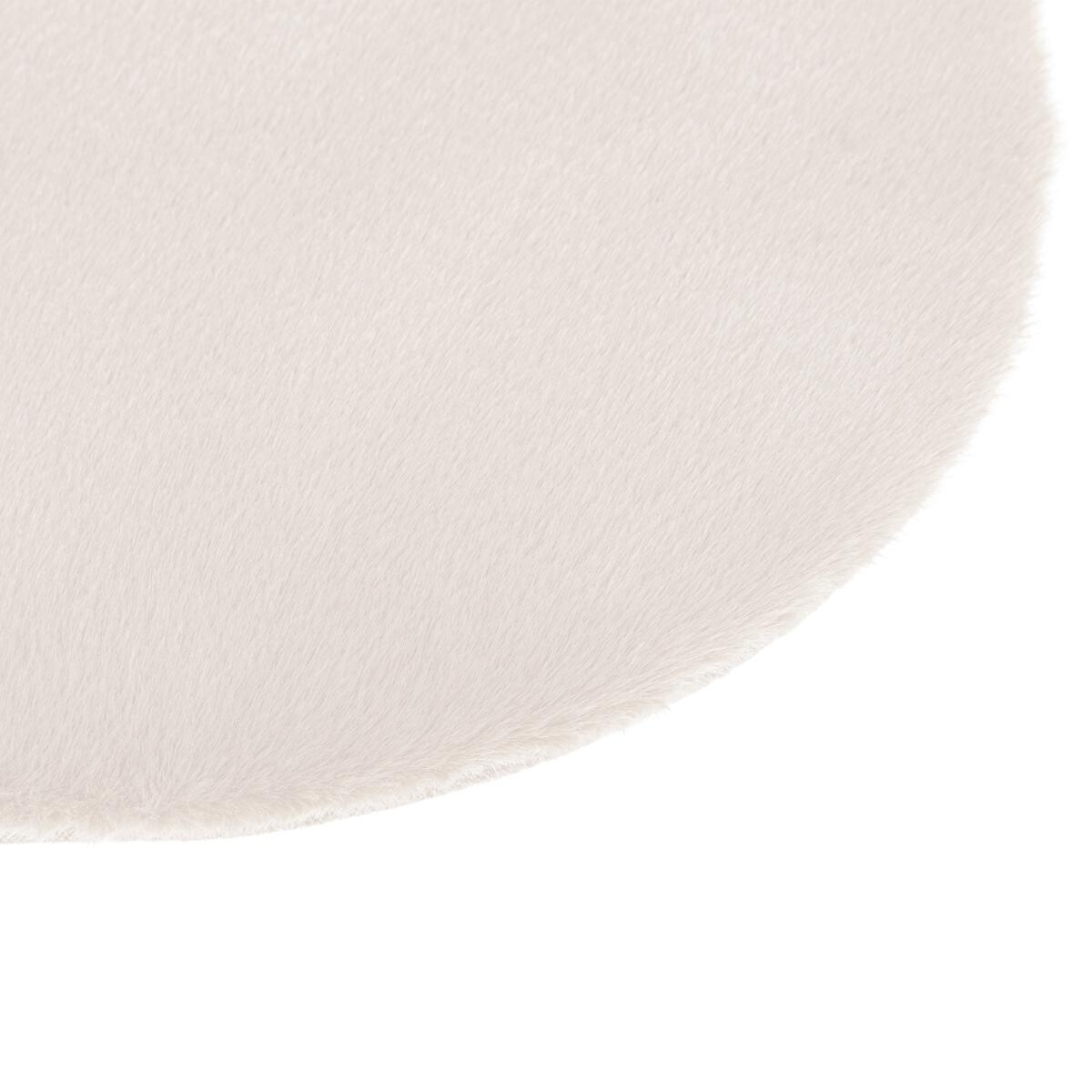 Faux Fur Rug Ivory white, 60x90 cm Ivory white