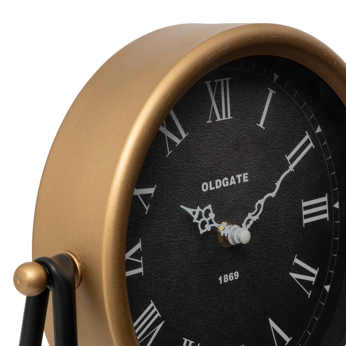 Table Clock "Luca" Black, 26x26 cm Black