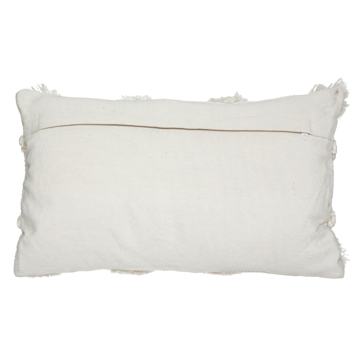 Cushion "R.O.W." Ivory white, 30x50 cm Slate grey