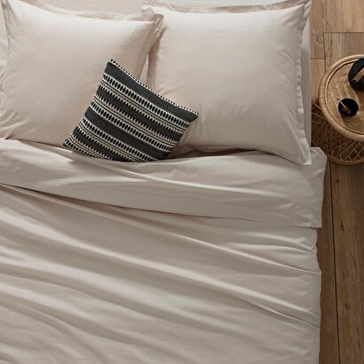 Duvet cover, cotton beige, 140x200 cm