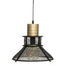 Pendant Light "Rodo" Black metal, D.32 cm Black