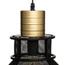 Pendant Light "Rodo" Black metal, D.32 cm Black