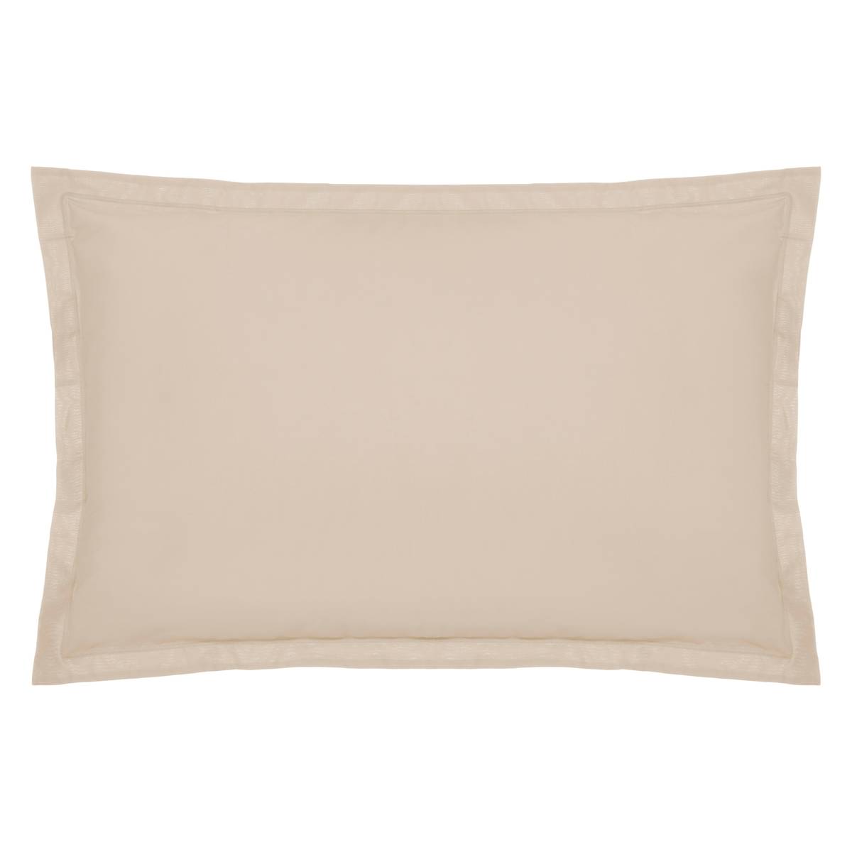 Pillowcase, cotton Beige, 50x70 cm Beige