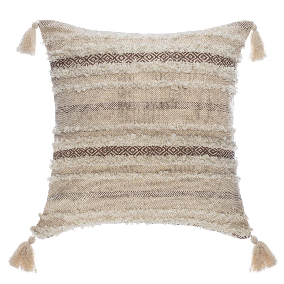 Cushion "Shine" Beige, 59x59 cm Beige