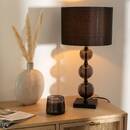 Lamp "Alma" Black metal, H.52 cm Black