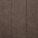Chair "Olwen" Leather effect, Brown Brown