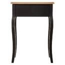 Bedside Table "Chrysa" Black, H.65.5 cm Black