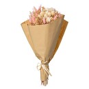 Dried Flower Bouquet 'Folk' H.50 cm Pink
