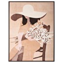 Framed Canvas 'Woman' 58x78 cm Model 1