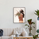 Framed Canvas 'Woman' 58x78 cm Model 1