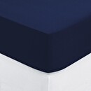 Fitted sheet, cotton Ink Blue, 160x200 cm Ink blue
