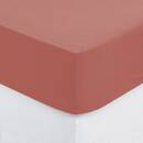 Fitted sheet, cotton Rose blush, 140x190 cm Blush pink