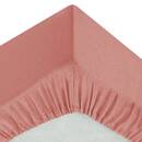 Fitted sheet, cotton Rose blush, 140x190 cm Blush pink