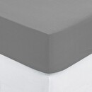 Fitted sheet, cotton Mouse grey, 90x190 cm Mouse grey