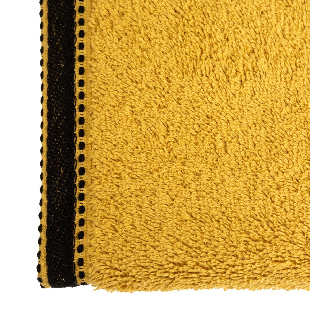 "Joia" Bath Towel Mustard yellow, 50x90 cm Mustard yellow