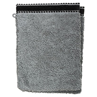 Washcloths "joia" x2 slate grey, 15x21 cm, 550 g/m&sup2;