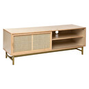 TV Stand "Rayo" Birch and mahogany, 50x140 cm Natural wood