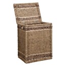 Set of 5 rectangular baskets Brown Natural wood