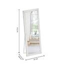 "Maya" Floor Mirror White, 62x172 cm White