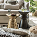 Side Table "Sohan" Black, D.36 cm Black