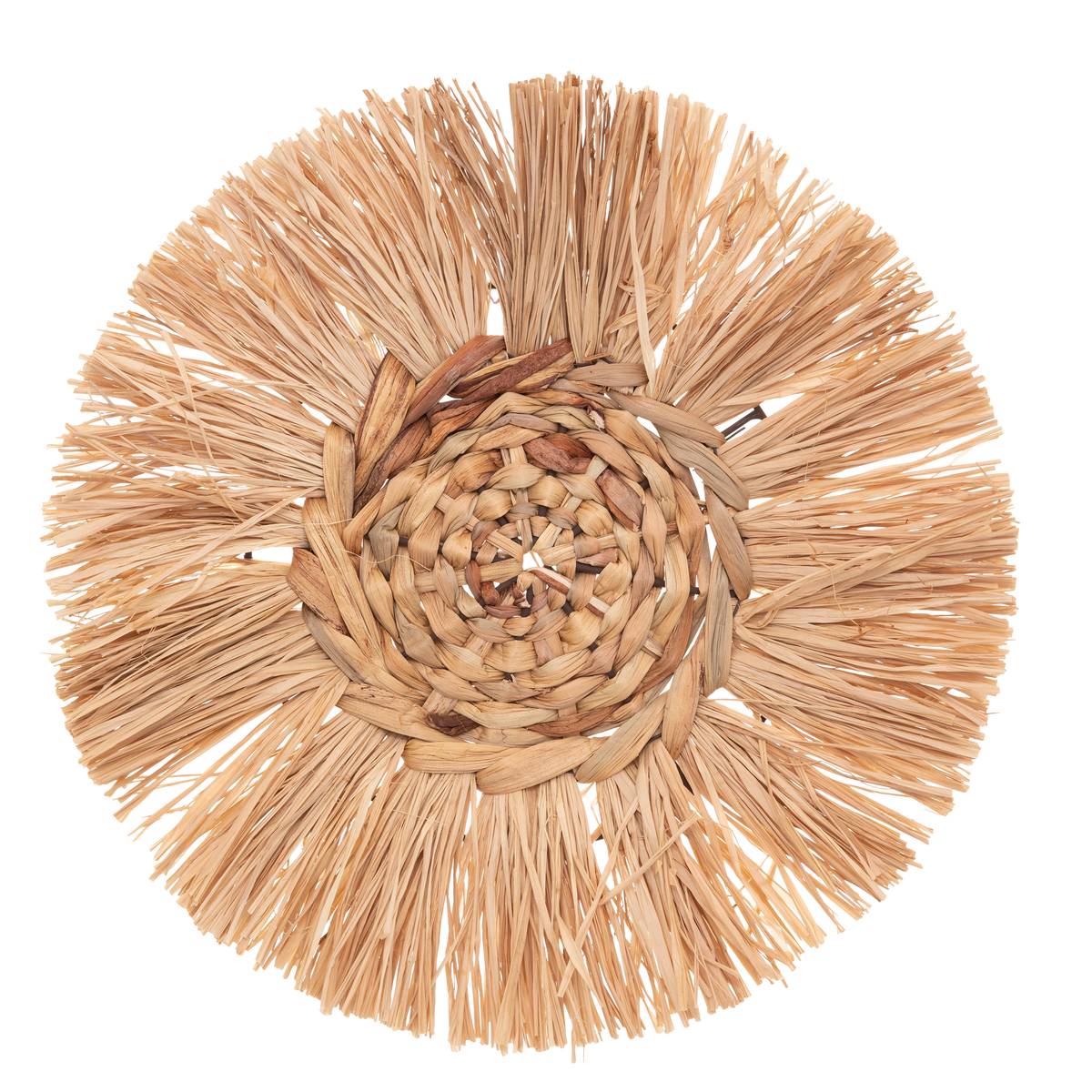 Set of 3 wall decorations "Velina" D.25/30/36 cm Beige