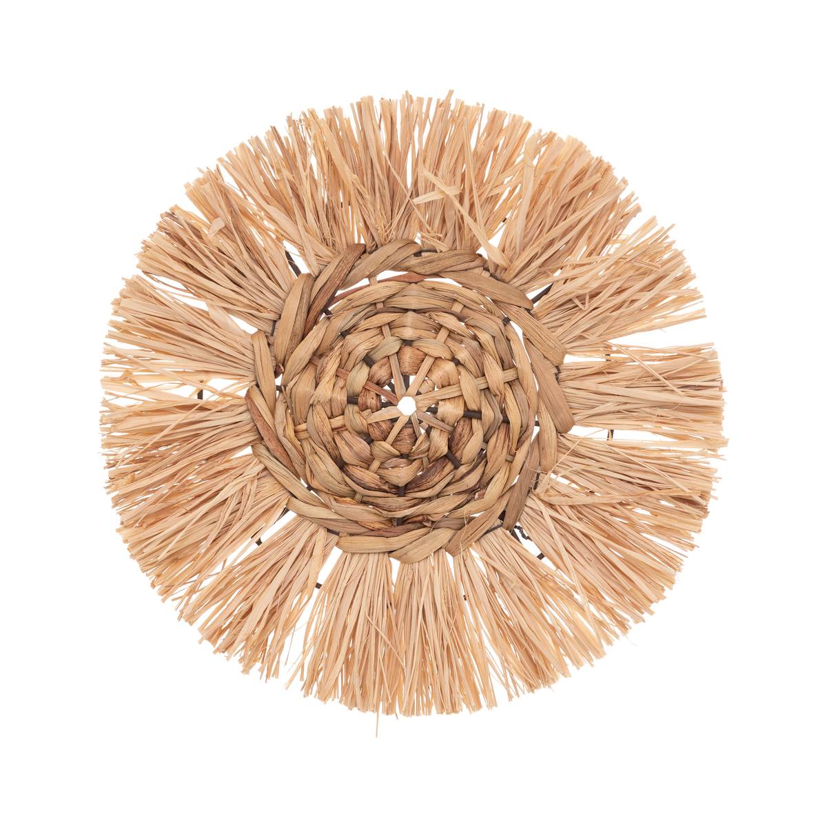 Set of 3 wall decorations "Velina" D.25/30/36 cm Beige