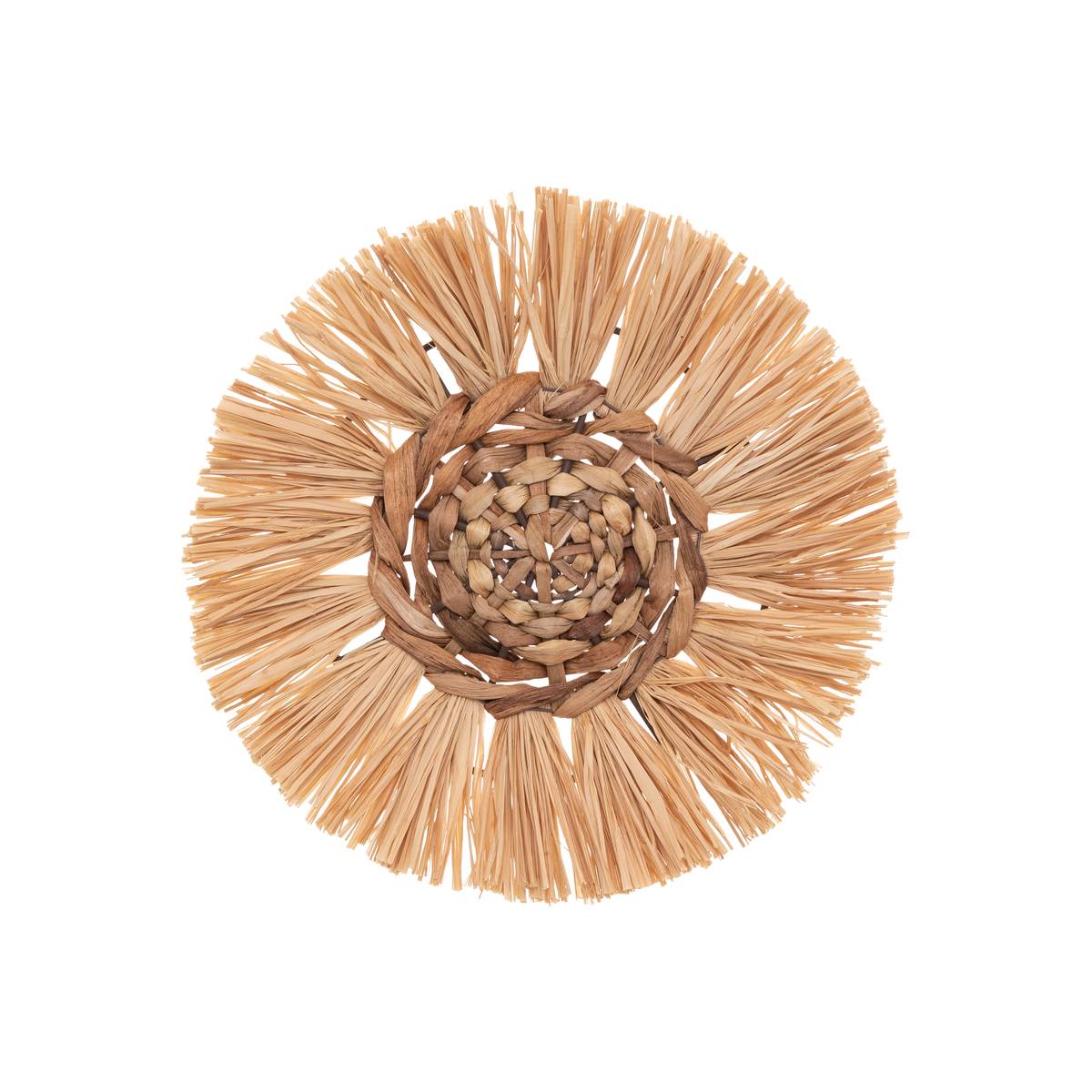 Set of 3 wall decorations "Velina" D.25/30/36 cm Beige