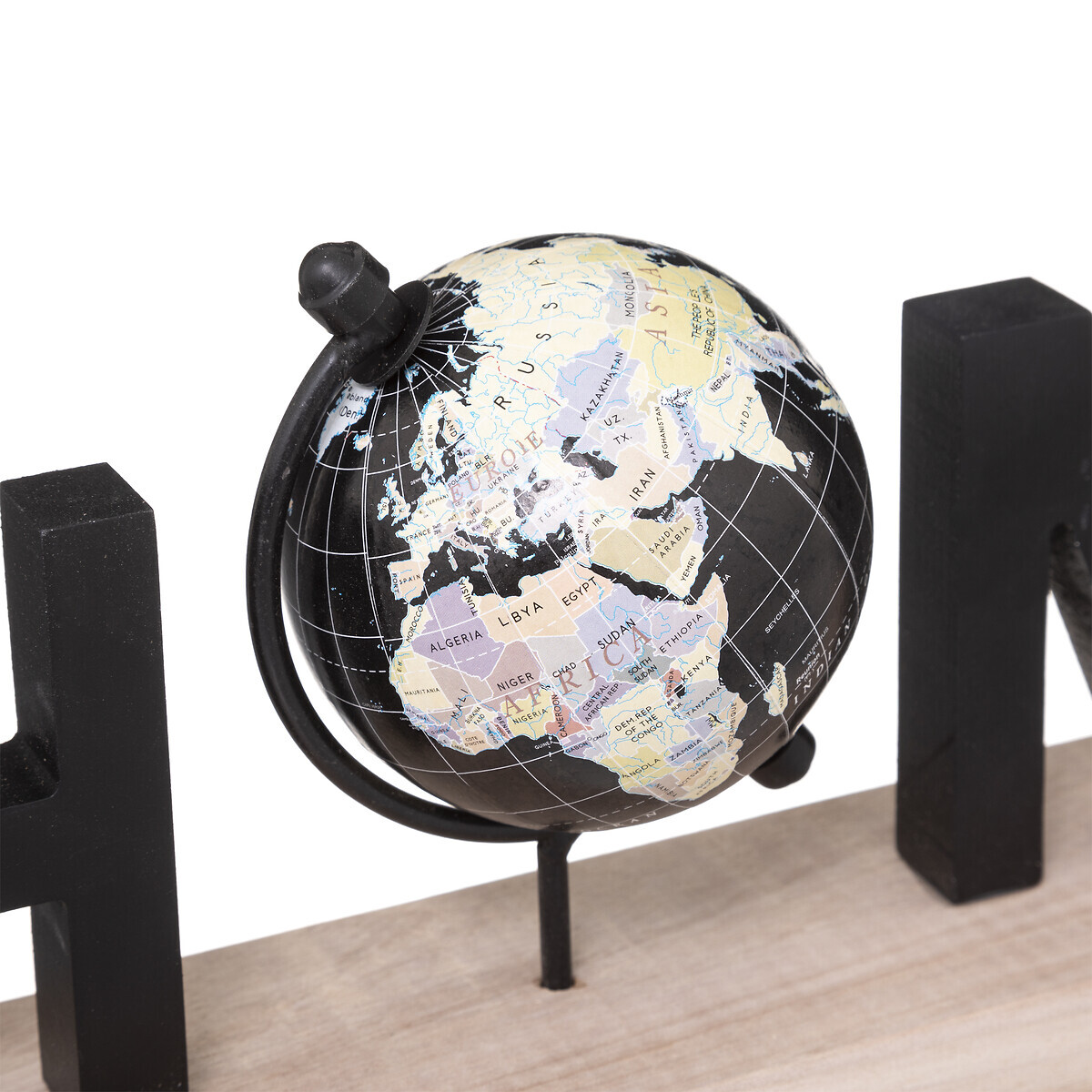 Word to Display 'Home' Black, H.13.5 cm Black