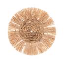Set of 3 wall decorations "Velina" D.25/30/36 cm Beige